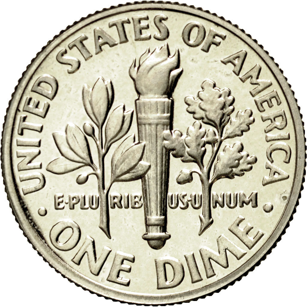 Coin, United States, Roosevelt Dime, Dime, 1986, U.S. Mint, San Francisco