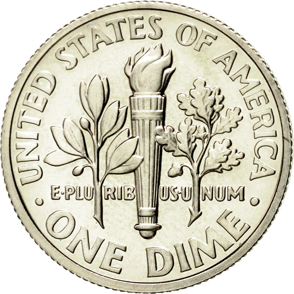 Coin, United States, Roosevelt Dime, Dime, 1988, U.S. Mint, San Francisco