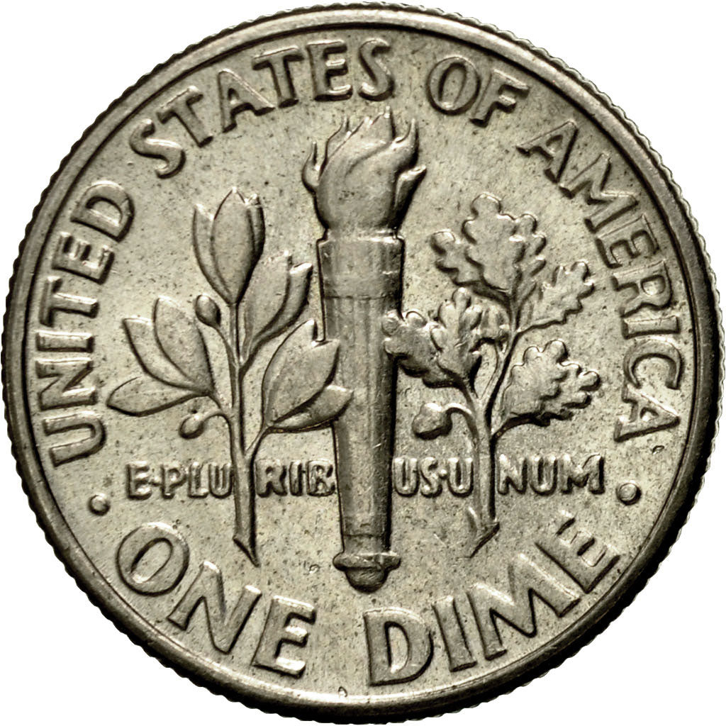 Moneda, Estados Unidos, Roosevelt Dime, Dime, 1990, U.S. Mint, Philadelphia