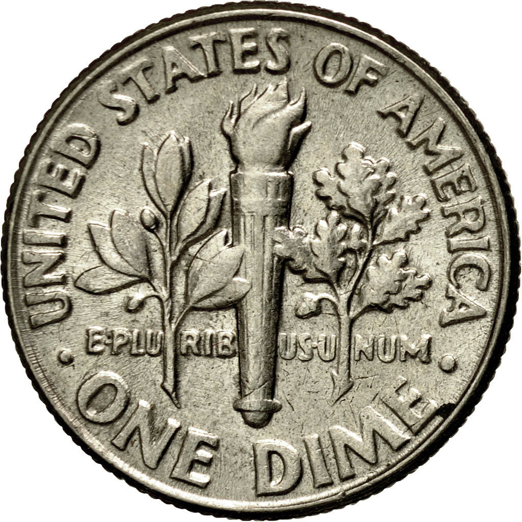 Coin, United States, Roosevelt Dime, Dime, 1990, U.S. Mint, Denver, AU(55-58)