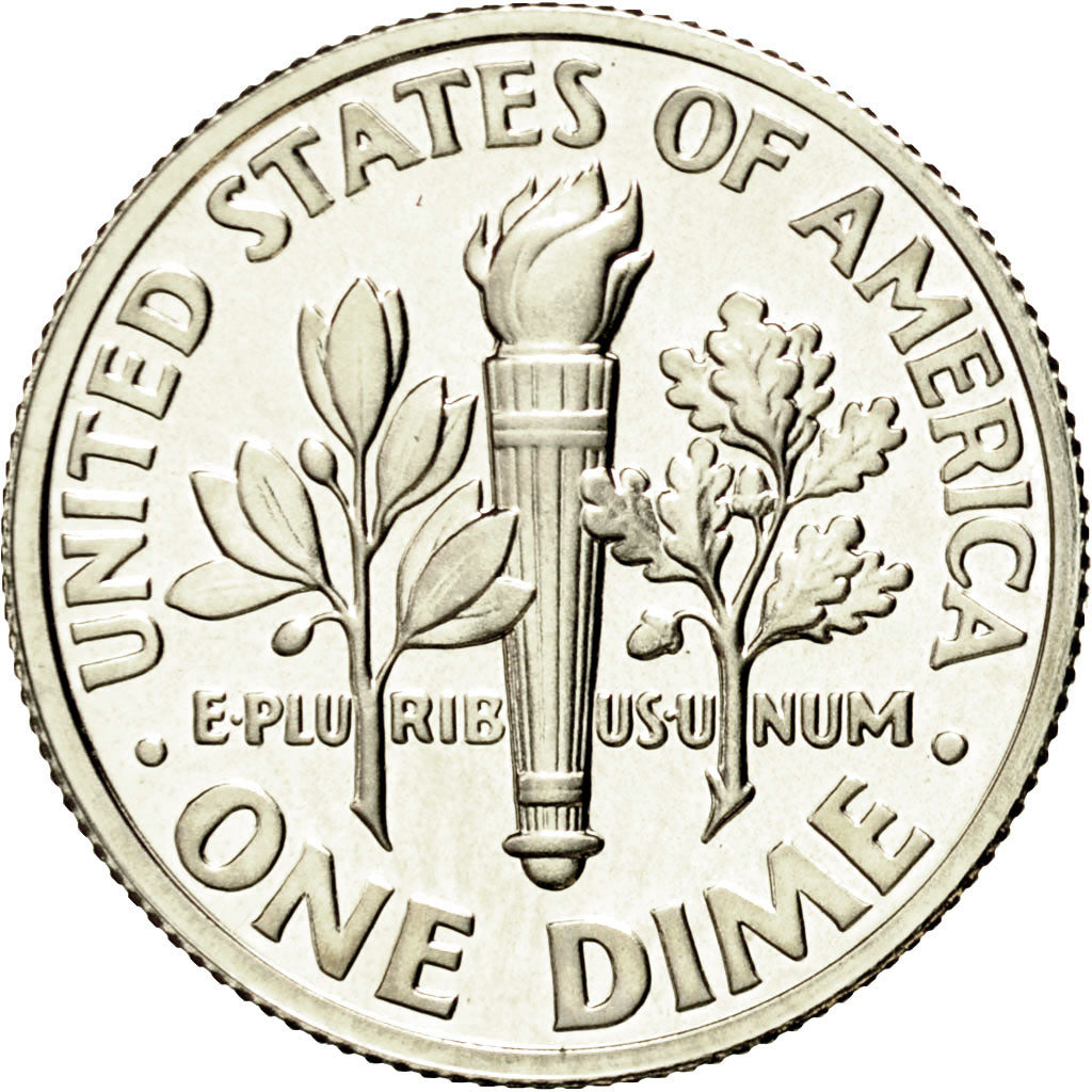Coin, United States, Roosevelt Dime, Dime, 1994, U.S. Mint, San Francisco