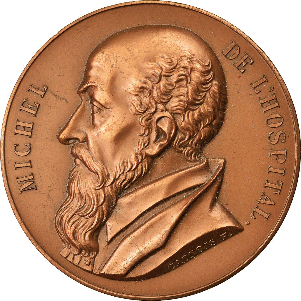 Francja, Medal, Galerie Métallique des Grands Hommes Français, Michel De