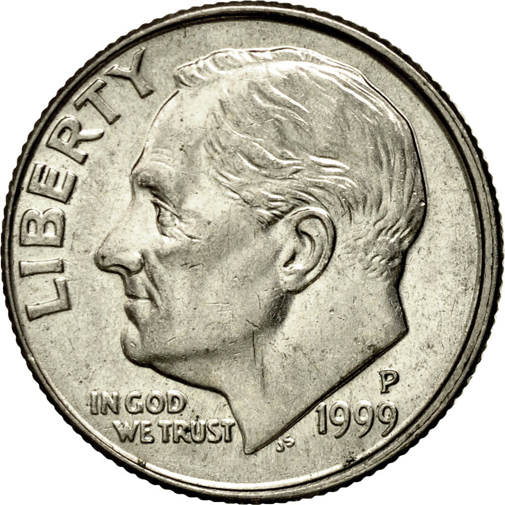 Monnaie, États-Unis, Roosevelt Dime, Dime, 1999, U.S. Mint, Philadelphie, SUP