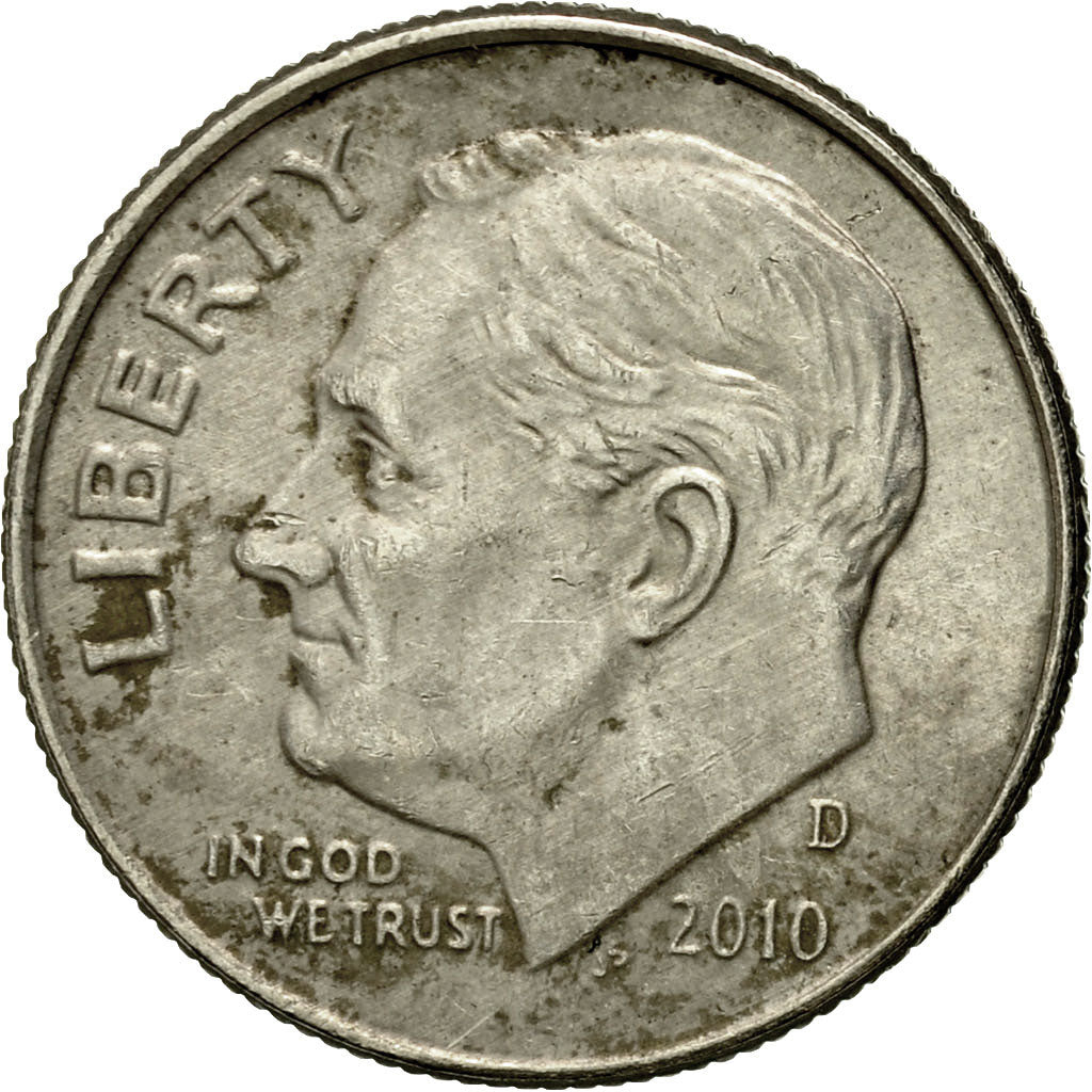 Münze, Vereinigte Staaten, Roosevelt Dime, Dime, 2010, U.S. Mint, Denver, SS+
