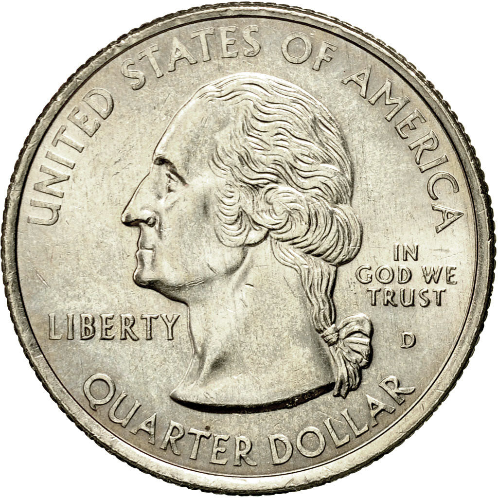 Coin, United States, Quarter, 1999, U.S. Mint, Denver, MS(60-62), Copper-Nickel