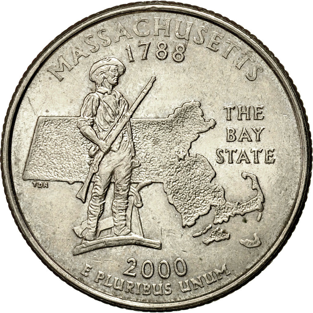 Moneta, Stati Uniti, Quarter, 2000, U.S. Mint, Philadelphia, SPL, Rame ricoperto