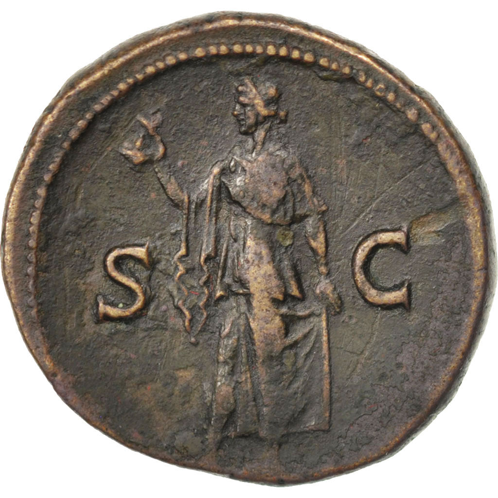 Antoninus Pius, Dupondius, EF(40-45), Bronze, RIC #667, 14.09