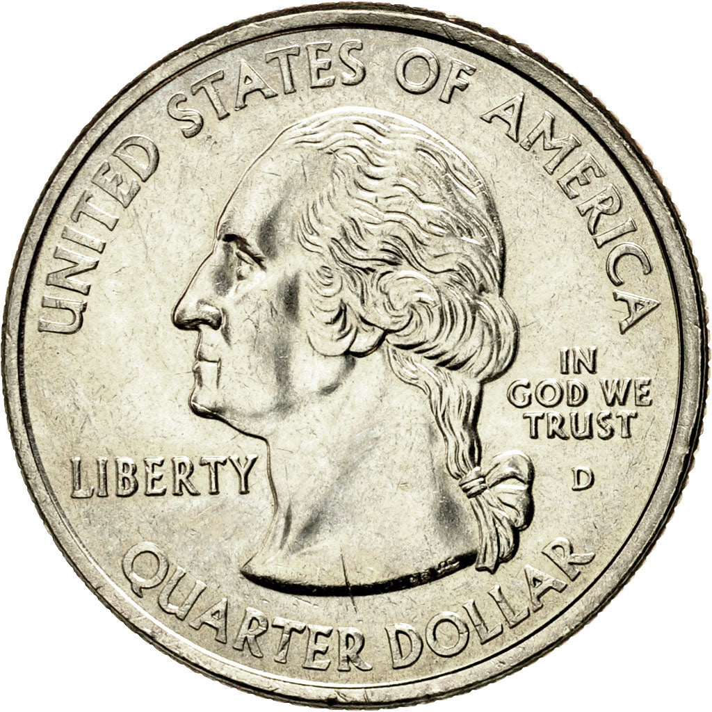 Moneta, Stati Uniti, Quarter, 2001, U.S. Mint, Denver, SPL, Rame ricoperto in