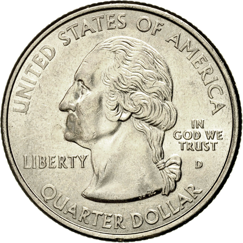 Coin, United States, Quarter, 2001, U.S. Mint, Denver, MS(60-62), Copper-Nickel