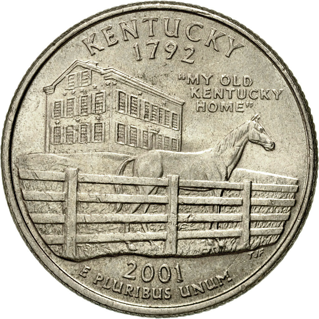 Moneta, Stati Uniti, Quarter, 2001, U.S. Mint, Philadelphia, SPL, Rame ricoperto