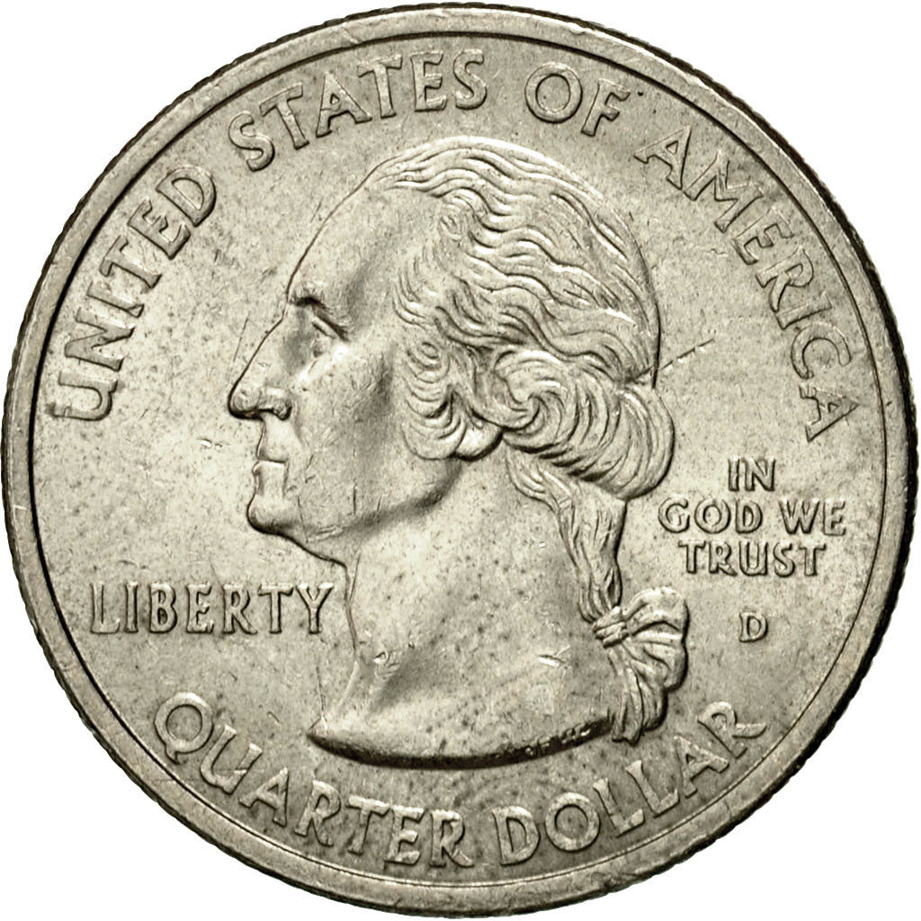 Coin, United States, Quarter, 2001, U.S. Mint, Denver, MS(60-62), Copper-Nickel