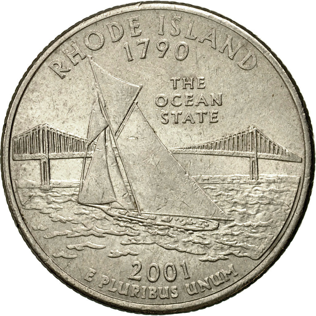 Coin, United States, Quarter, 2001, U.S. Mint, Denver, MS(60-62), Copper-Nickel