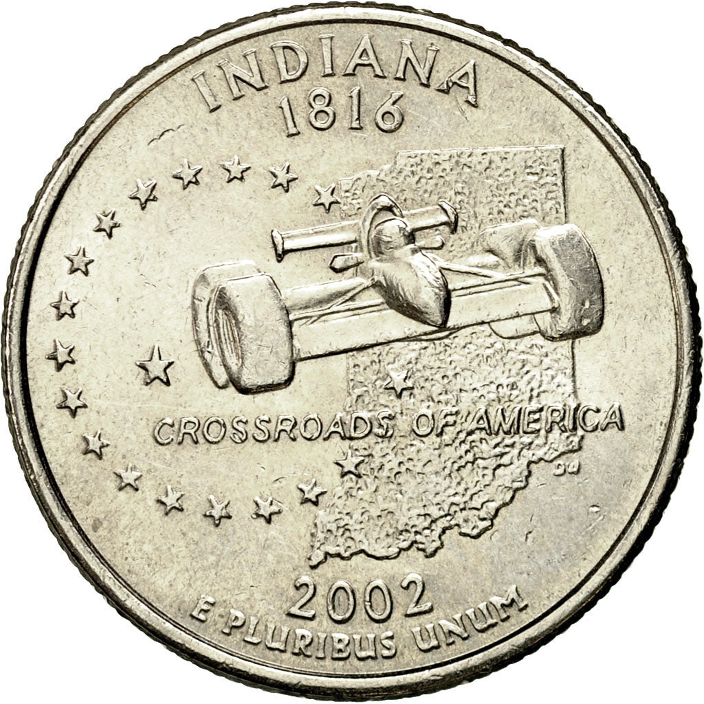 Moneta, Stati Uniti, Quarter, 2002, U.S. Mint, Philadelphia, SPL, Rame ricoperto