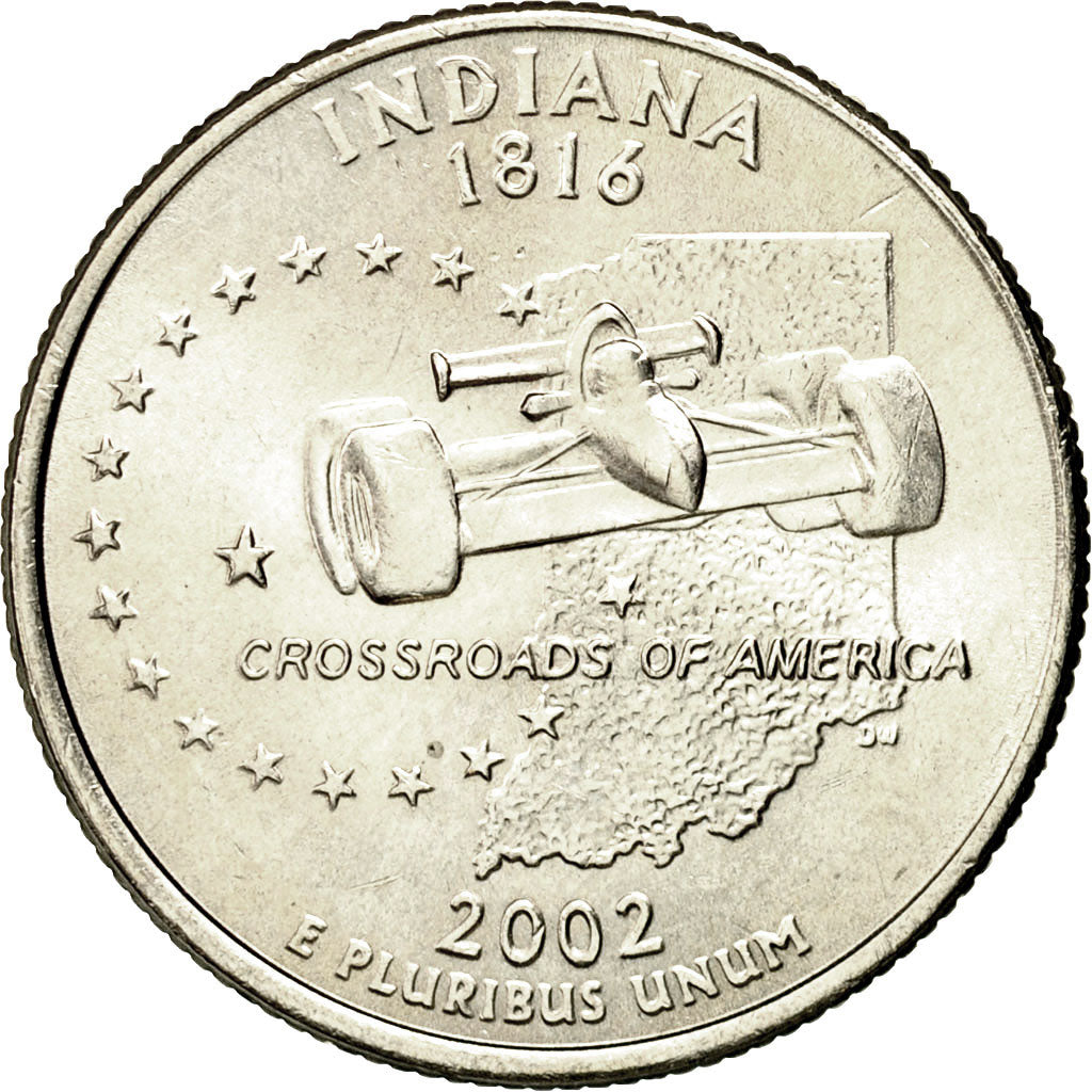 Coin, United States, Quarter, 2002, U.S. Mint, Denver, MS(60-62), Copper-Nickel