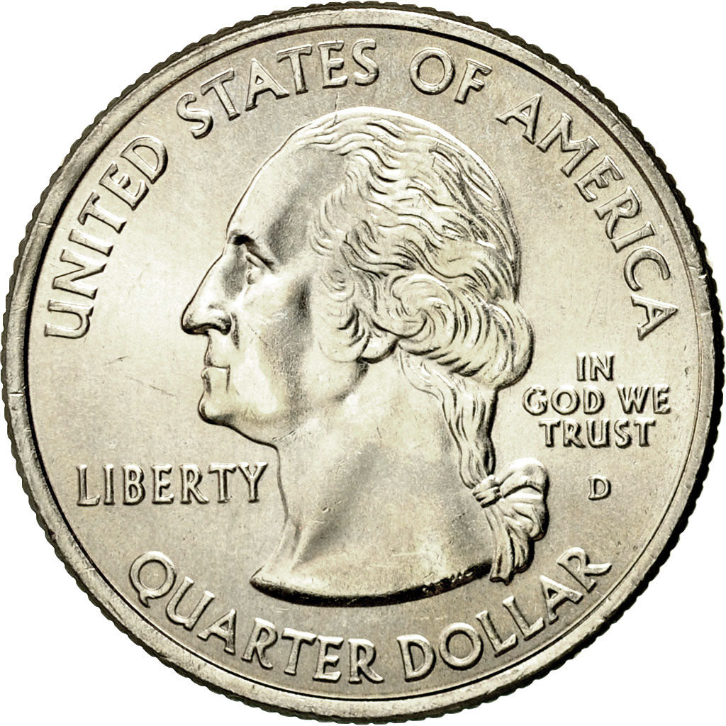 Coin, United States, Quarter, 2004, U.S. Mint, Denver, MS(60-62), Copper-Nickel