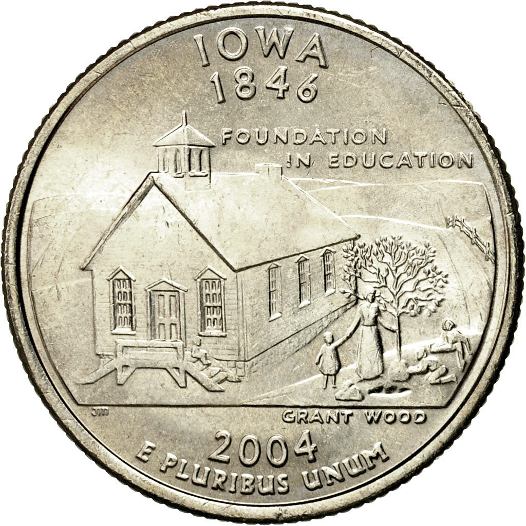 Moneta, Stati Uniti, Quarter, 2004, U.S. Mint, Philadelphia, SPL, Rame ricoperto