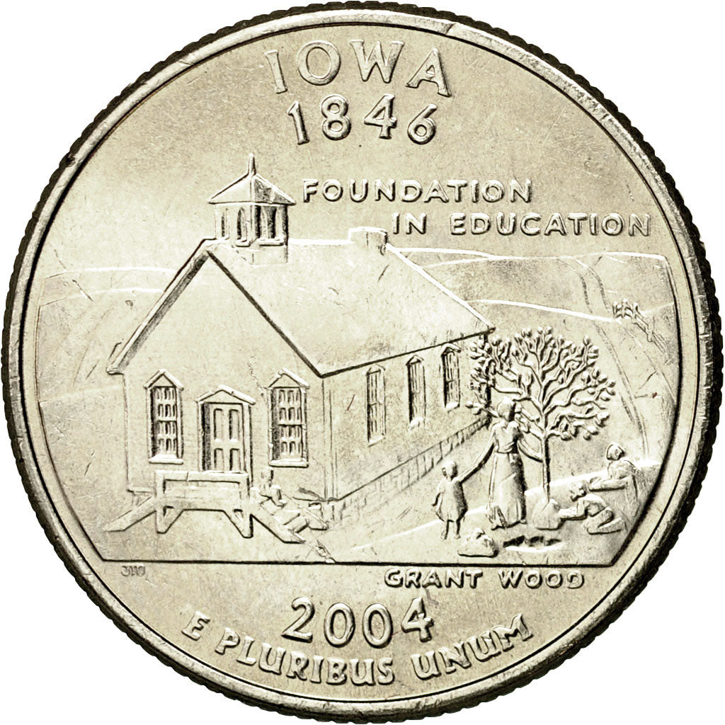 Coin, United States, Quarter, 2004, U.S. Mint, Denver, MS(60-62), Copper-Nickel