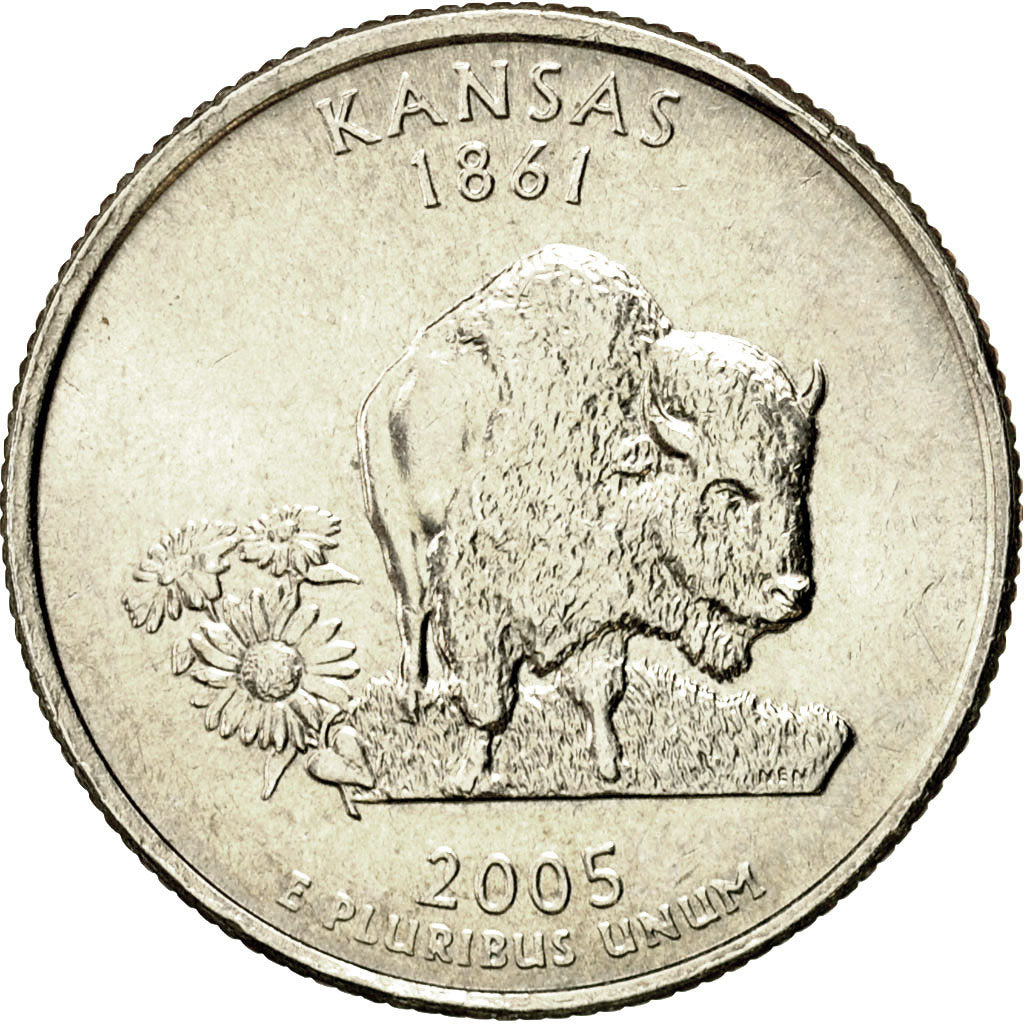 Coin, United States, Quarter, 2005, U.S. Mint, Philadelphia, MS(60-62)
