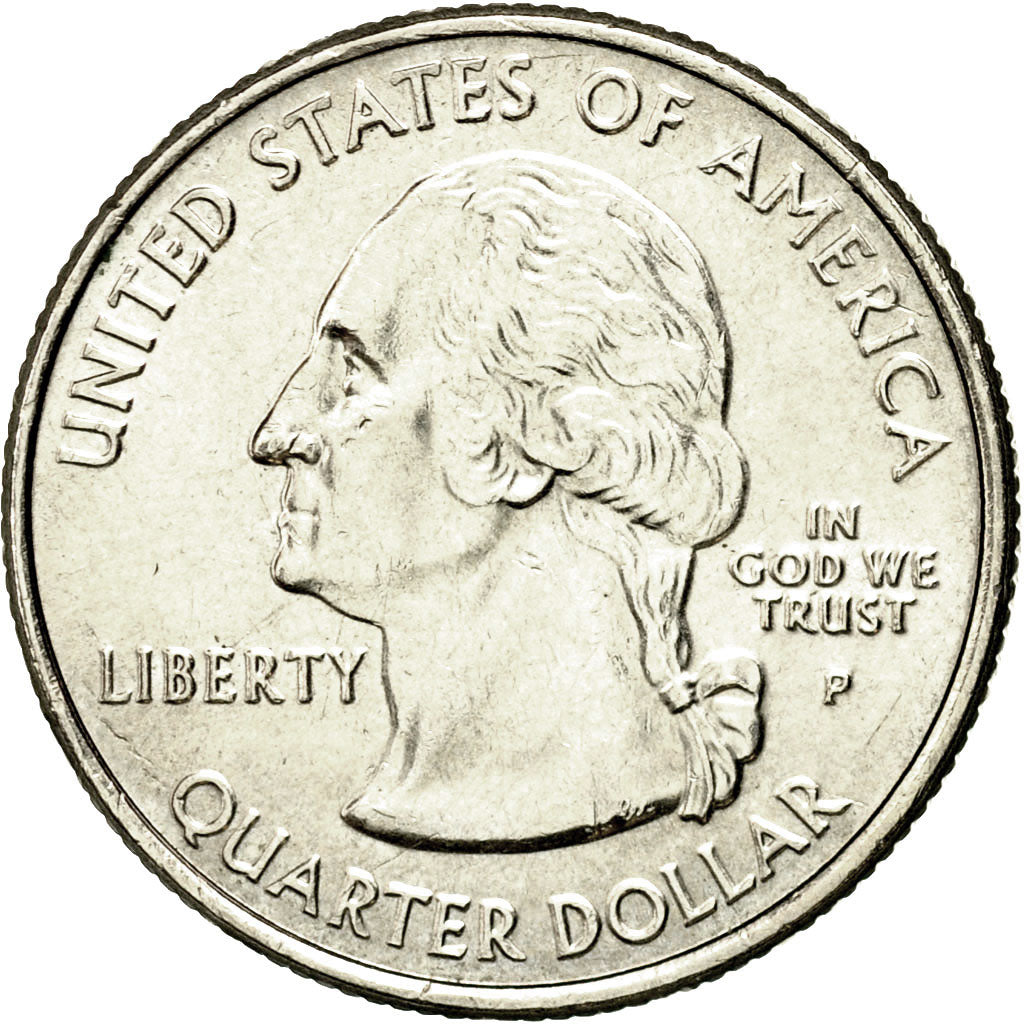 Coin, United States, Quarter, 2007, U.S. Mint, Philadelphia, AU(55-58)