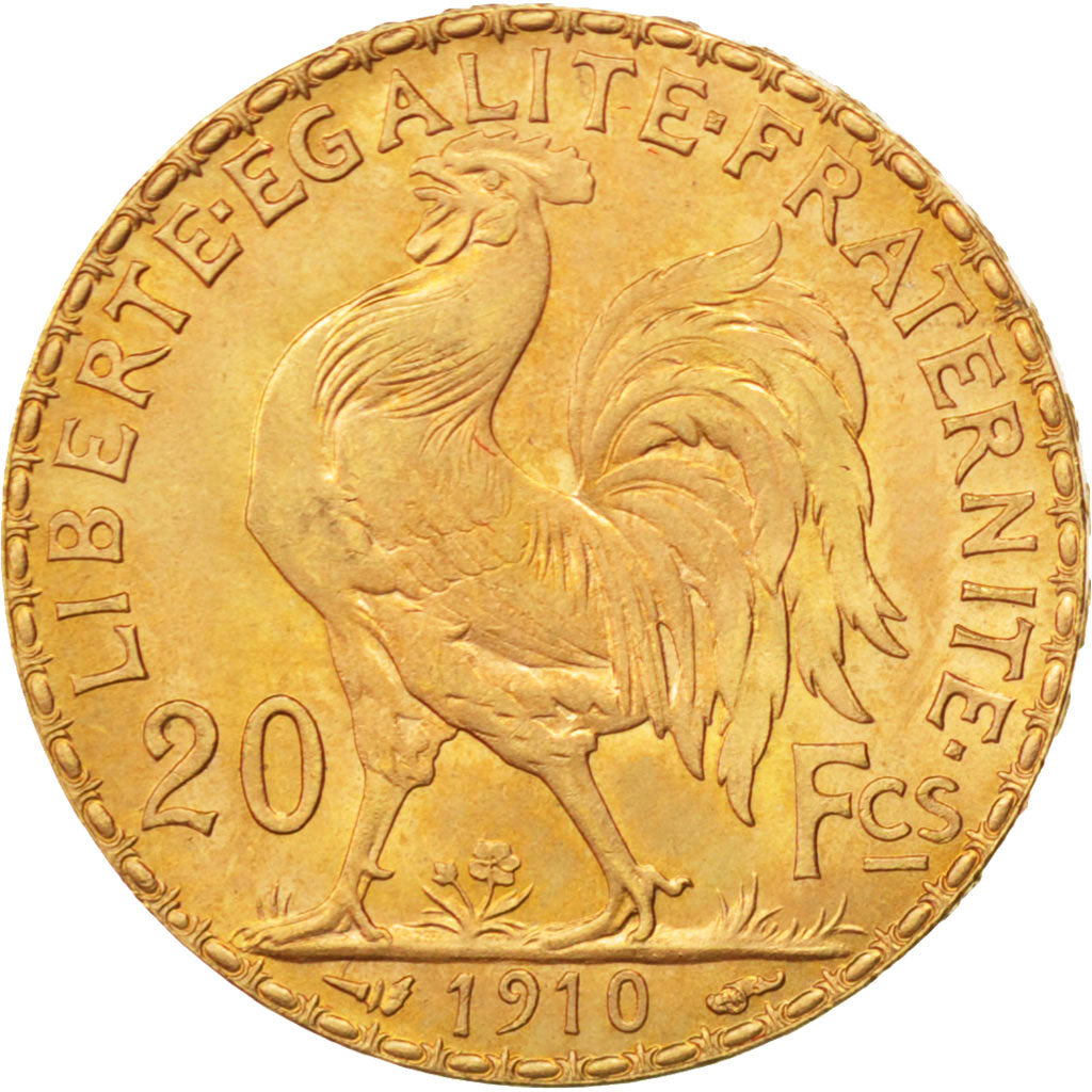 IIIème République, 20 Francs Or Marianne 1910, KM 847