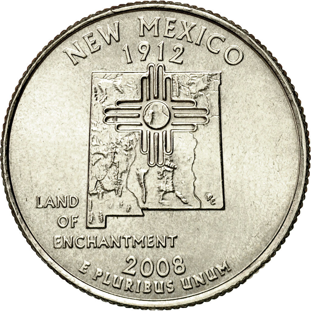 Moneta, Stati Uniti, Quarter, 2008, U.S. Mint, Philadelphia, SPL, Rame ricoperto