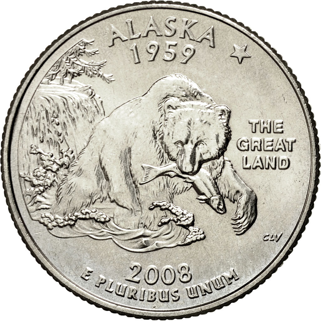 Coin, United States, Quarter, 2008, U.S. Mint, Denver, AU(55-58), Copper-Nickel