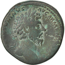 Mars, Sestertius, MB, Rame, RIC:898
