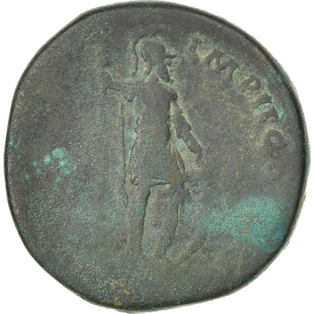 Mars, Sestertius, MB, Rame, RIC:898