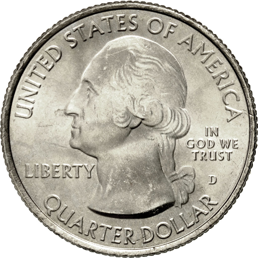 Coin, United States, Quarter, 2010, U.S. Mint, Denver, MS(60-62), Copper-Nickel