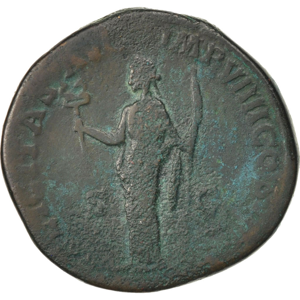 Marcus Aurelius, Sestertius, VF(30-35), Copper, RIC #1227, 22.29