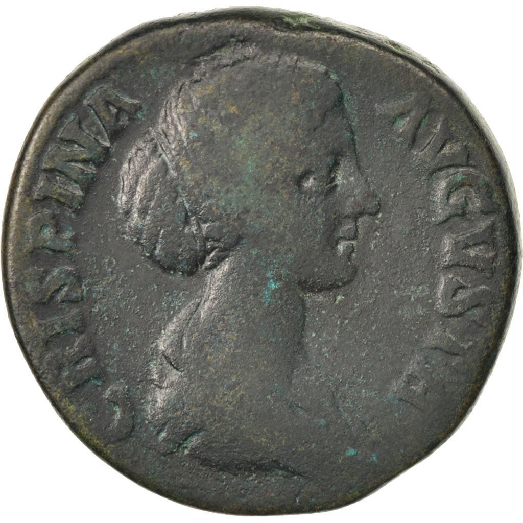 Crispina, Sestertius, F(12-15), Copper, RIC #668, 22.93