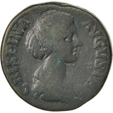 Crispina, Sestertius, F(12-15), Copper, RIC #668, 22.93