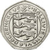 Monnaie, Guernsey, Elizabeth II, 50 Pence, 1981, Heaton, TTB+, Copper-nickel