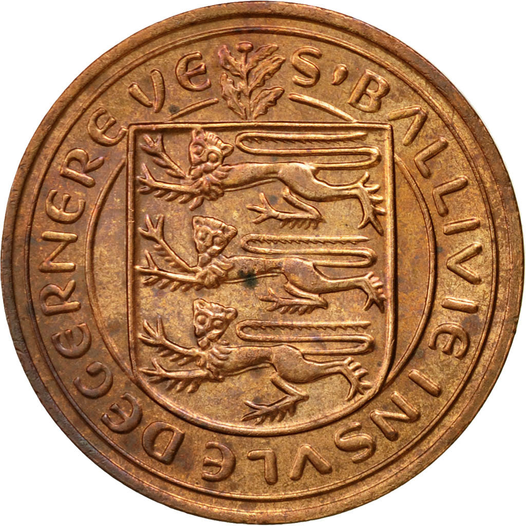 Münze, Guernsey, Elizabeth II, 2 New Pence, 1971, Heaton, SS, Bronze, KM:22
