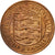 Moneta, Guernsey, Elizabeth II, 2 New Pence, 1971, Heaton, EF(40-45), Bronze