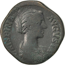 Crispina, Sestertius, F(12-15), Copper, RIC #665, 23.73