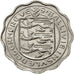 Coin, Guernsey, Elizabeth II, 3 Pence, 1959, Heaton, AU(55-58), Copper-nickel