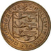 Moneta, Guernsey, Elizabeth II, 8 Doubles, 1959, Heaton, BB, Bronzo, KM:16
