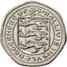 Coin, Guernsey, Elizabeth II, 20 Pence, 1983, Heaton, EF(40-45), Copper-nickel