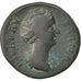 Faustina I, Sestertius, F(12-15), Copper, RIC #1116, 20.26