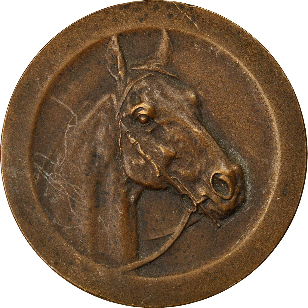 France, Medal, Cheval, Société Hippique du Morbihan, EF(40-45), Bronze