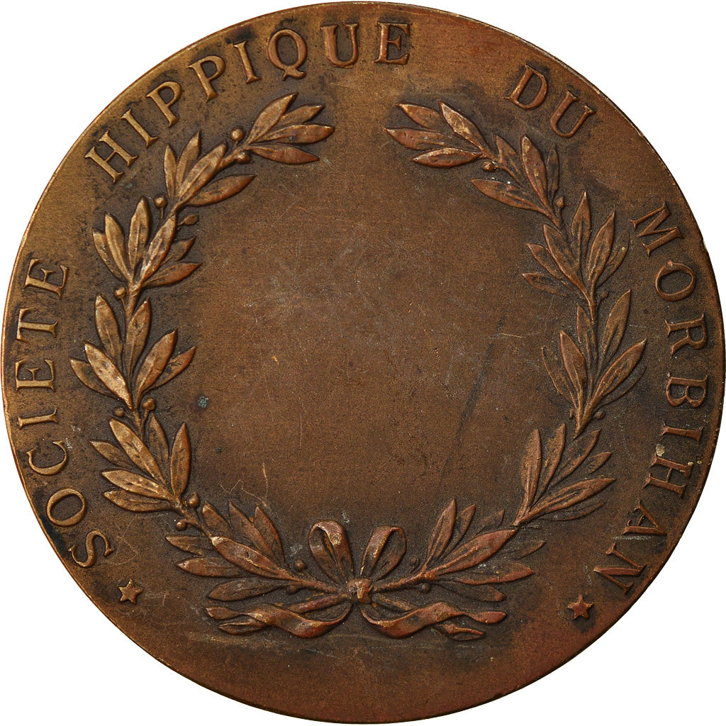 France, Medal, Cheval, Société Hippique du Morbihan, EF(40-45), Bronze