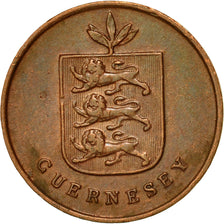 Coin, Guernsey, Double, 1830, Heaton, EF(40-45), Copper, KM:1