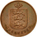 Coin, Guernsey, Double, 1830, Heaton, EF(40-45), Copper, KM:1