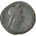 Sabina, Sestertius, VG(8-10), Copper, RIC #1036, 22.69
