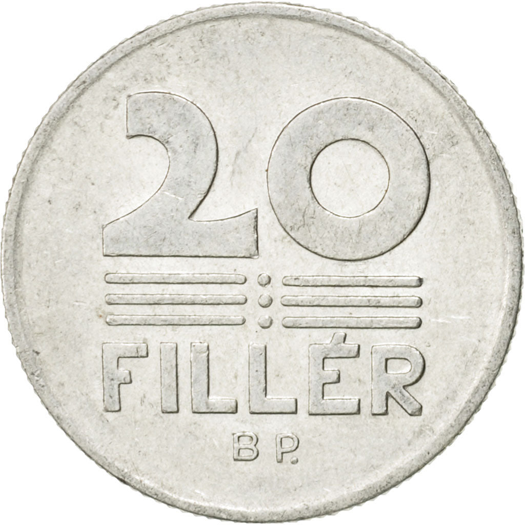 Moneta, Ungheria, 20 Fillér, 1987, Budapest, BB, Alluminio, KM:573