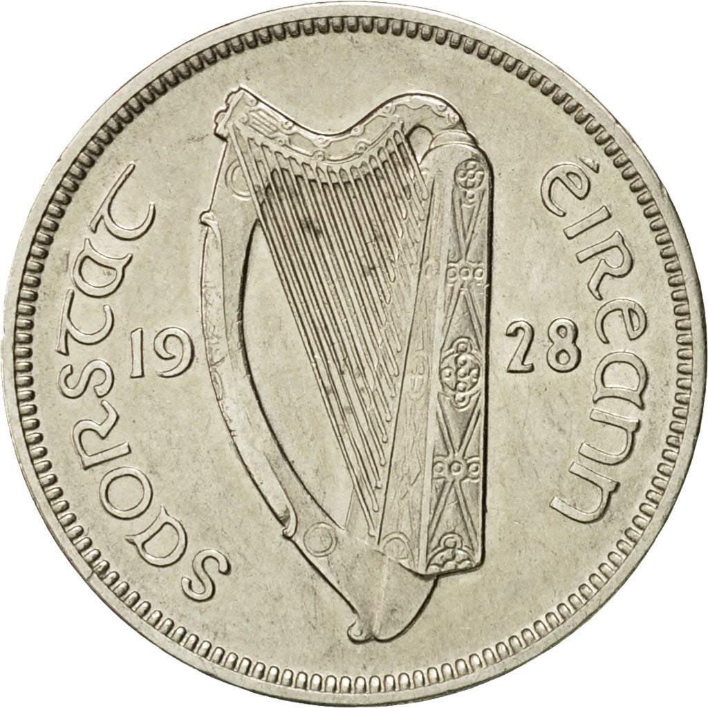 Coin, IRELAND REPUBLIC, 6 Pence, 1928, MS(60-62), Nickel, KM:5