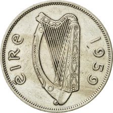 Coin, IRELAND REPUBLIC, 1/2 Crown, 1959, EF(40-45), Copper-nickel, KM:16a