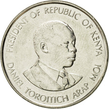Coin, Kenya, Shilling, 1994, British Royal Mint, AU(50-53), Nickel plated steel