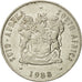 Coin, South Africa, 20 Cents, 1988, EF(40-45), Nickel, KM:86